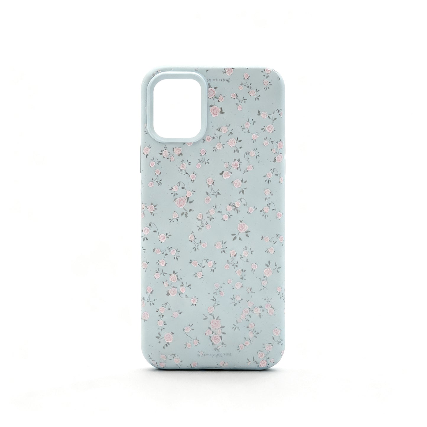 Blue Floral Soft Phone Case for iPhone