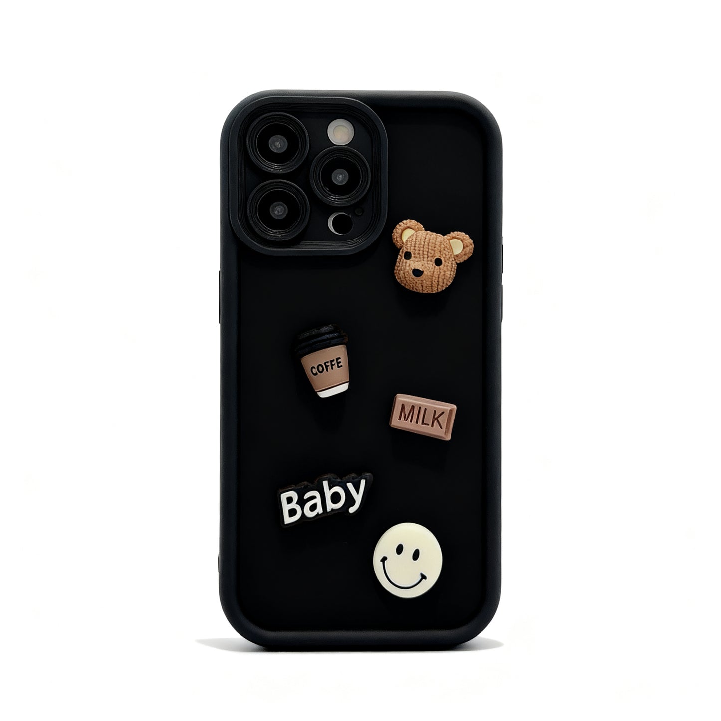 Cute Brown Bear Vintage Soft Phone Case for iPhone