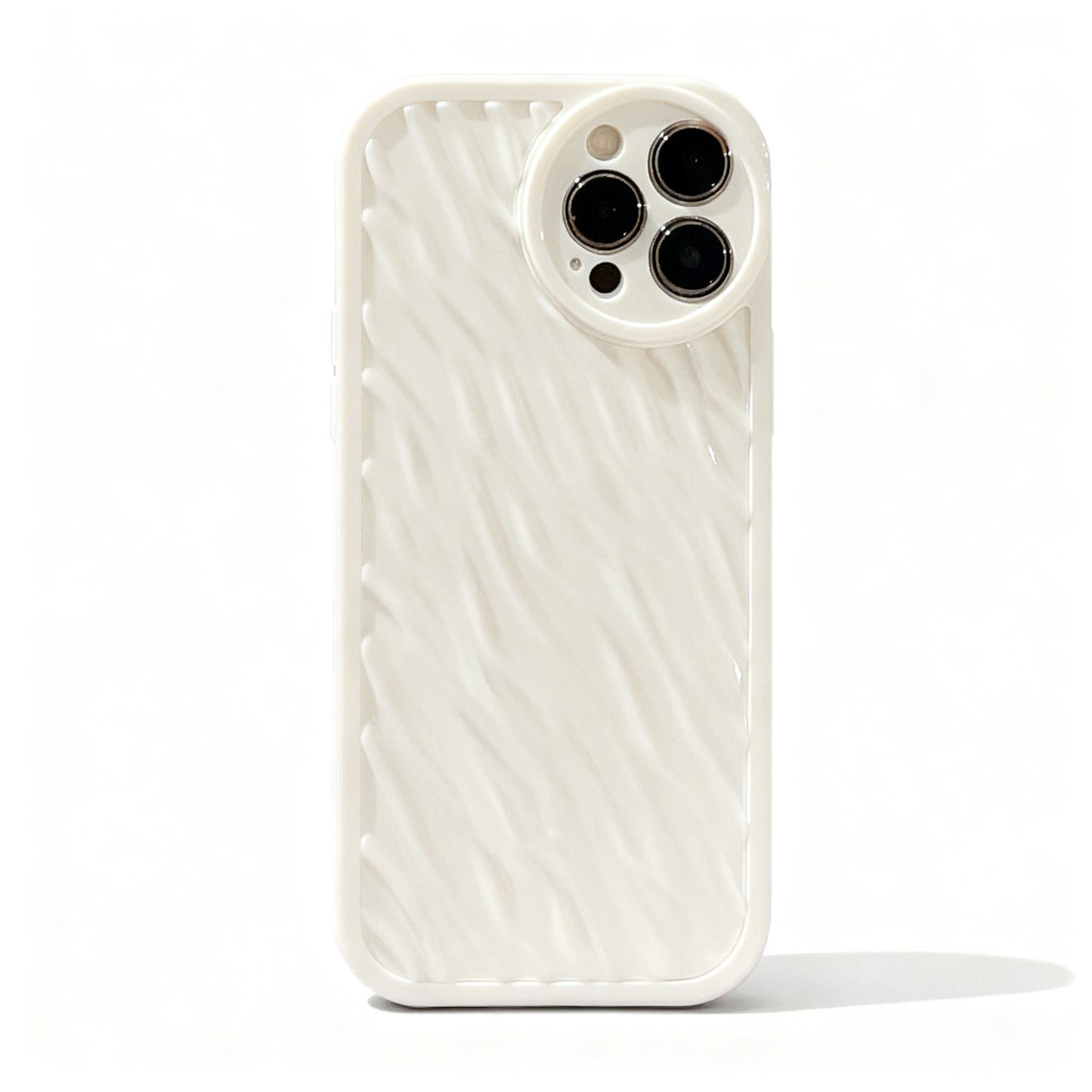 Soft Blue Wave Pattern Shockproof Phone Case for iPhone