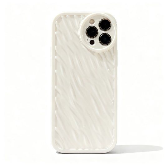 Soft Blue Wave Pattern Shockproof Phone Case for iPhone
