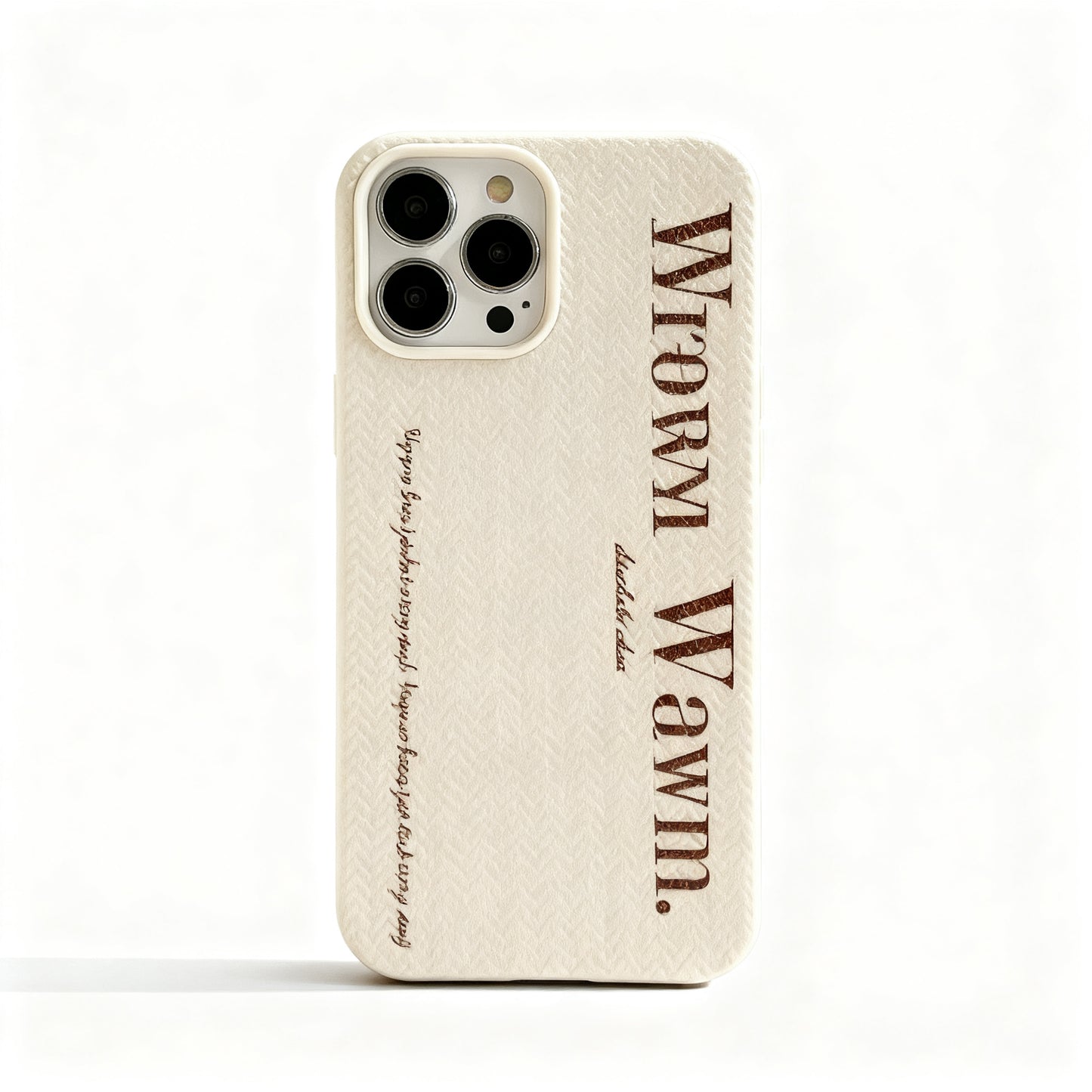 Vintage Woven Texture Soft Phone Case for iPhone