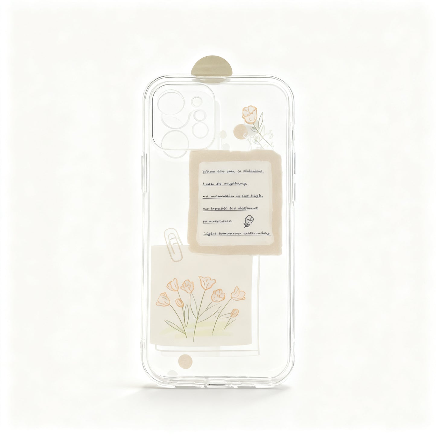 Colorful Floral Soft Silicone Phone Case for iPhone