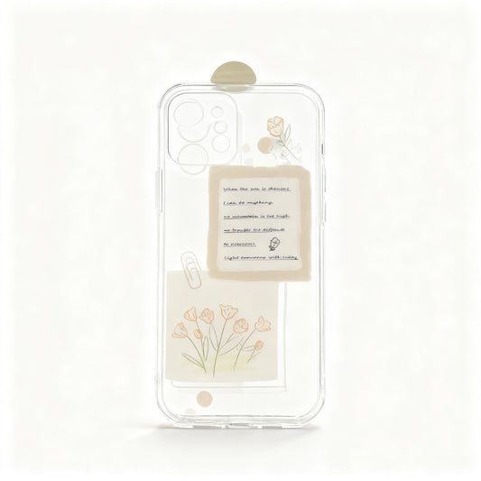 Colorful Floral Soft Silicone Phone Case for iPhone