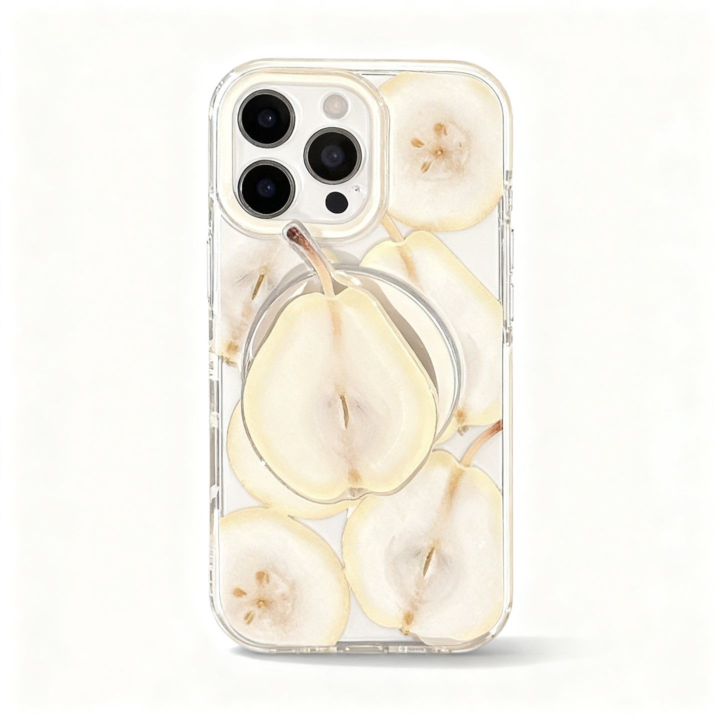 Yellow Pineapple Magnetic Stand Phone Case for iPhone