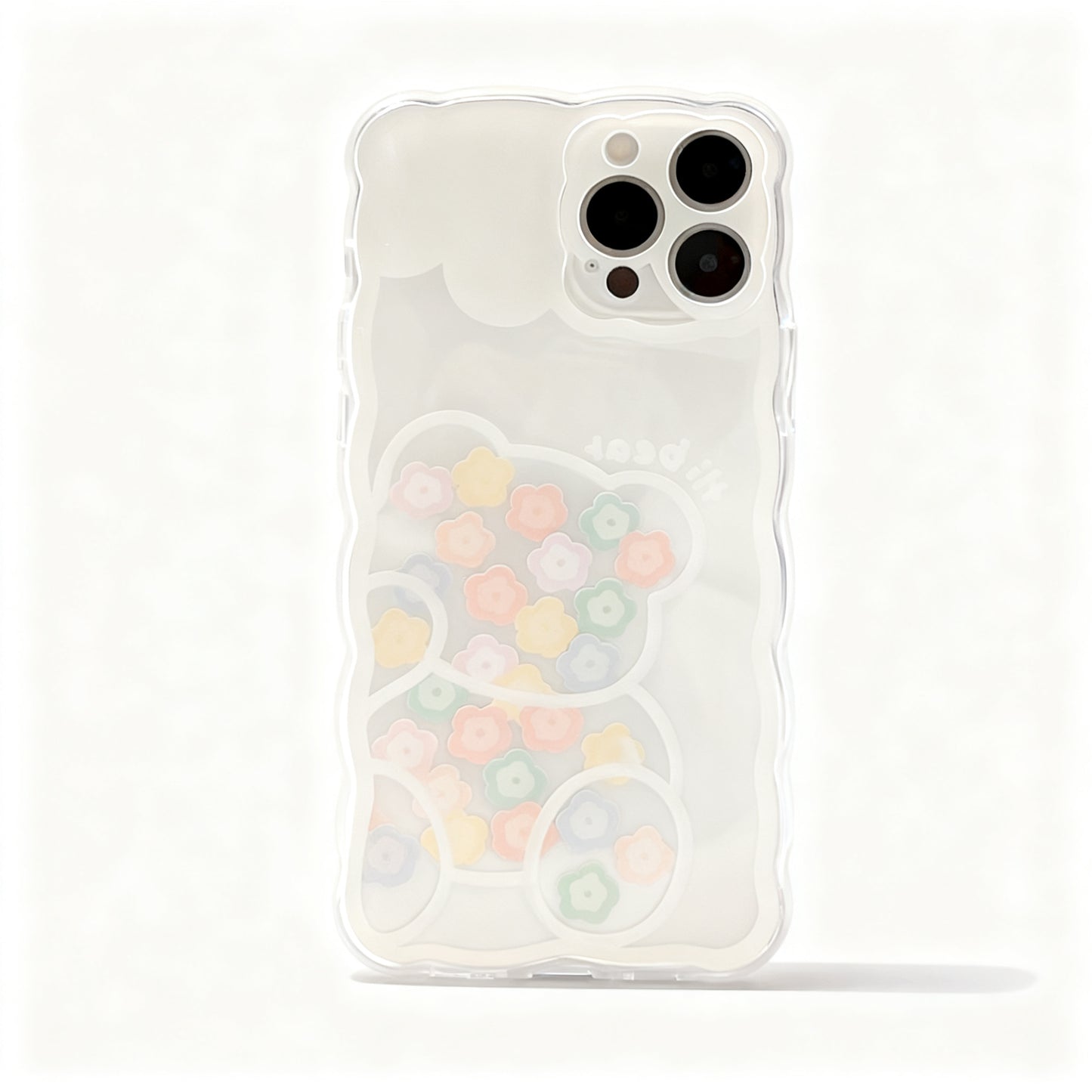Pink Floral Soft Phone Case for iPhone