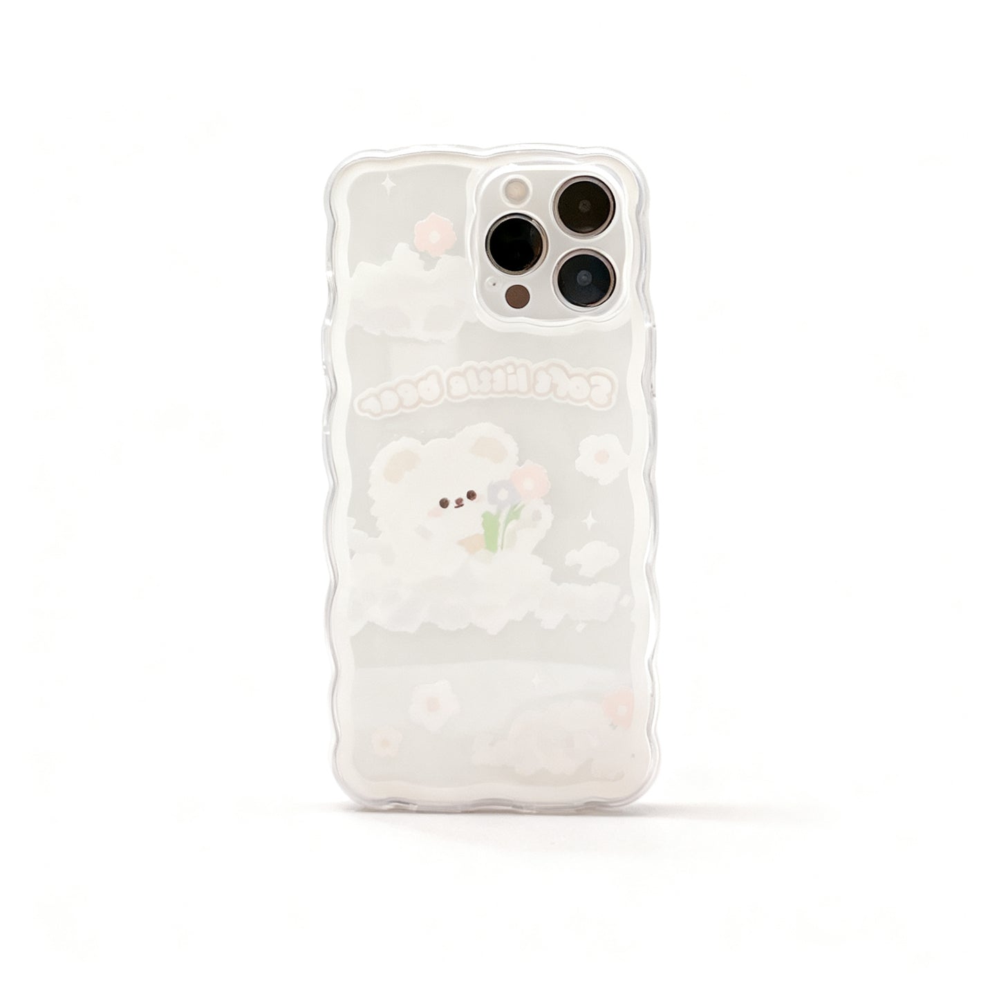 Pink Floral Soft Phone Case for iPhone