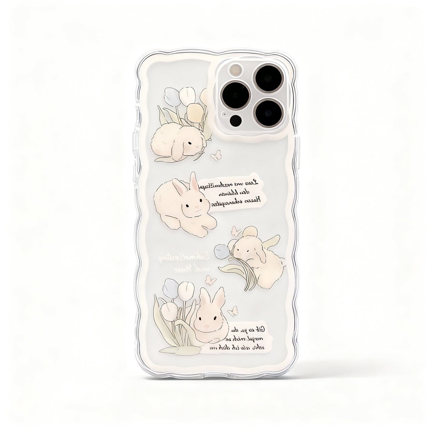 Pink Floral Soft Phone Case for iPhone