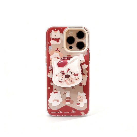 Cute Highland Cattle Clear Magnetic Phone Case for iPhone