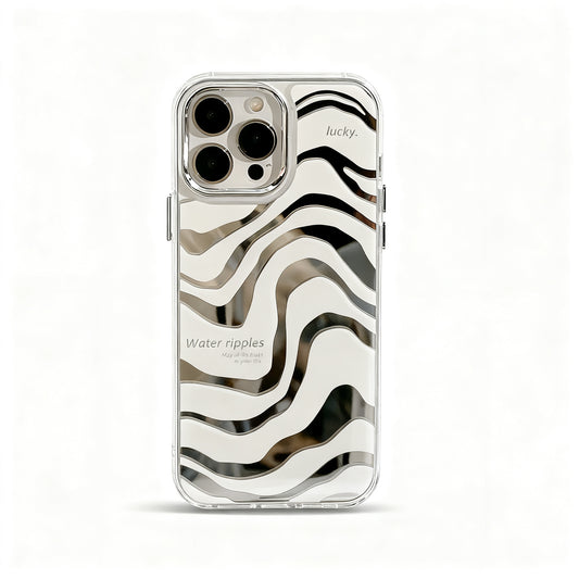 Abstract Mirror Zebra Print Phone Case for iPhone