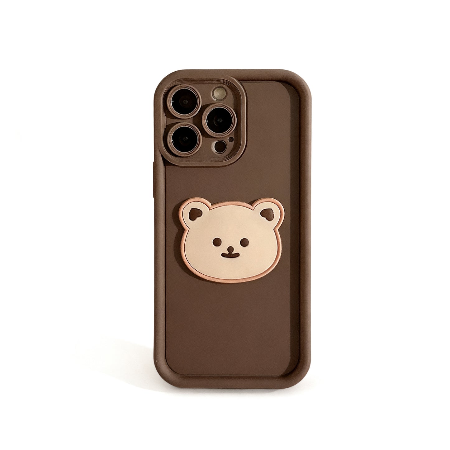 Cute Bear 3D Design Soft Phone Case for iPhone
