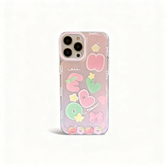 Rainbow Laser Soft Phone Case for iPhone