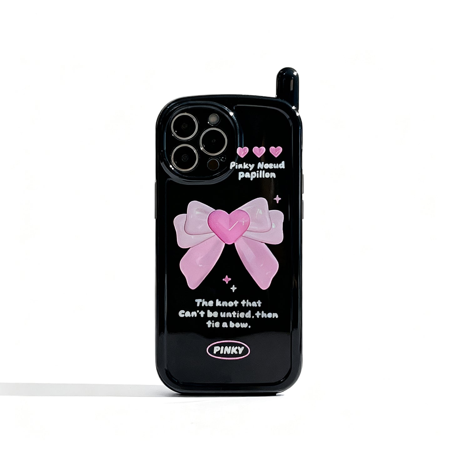 Cute Pink Butterfly Soft Phone Case for iPhone