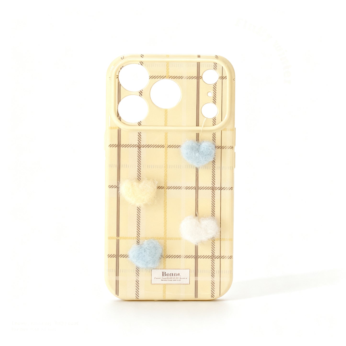 Cute Pink Heart Soft Phone Case for iPhone