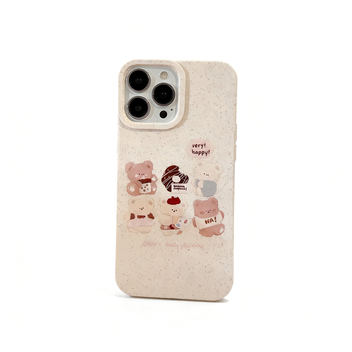 Cute Pink Floral Soft Phone Case for iPhone