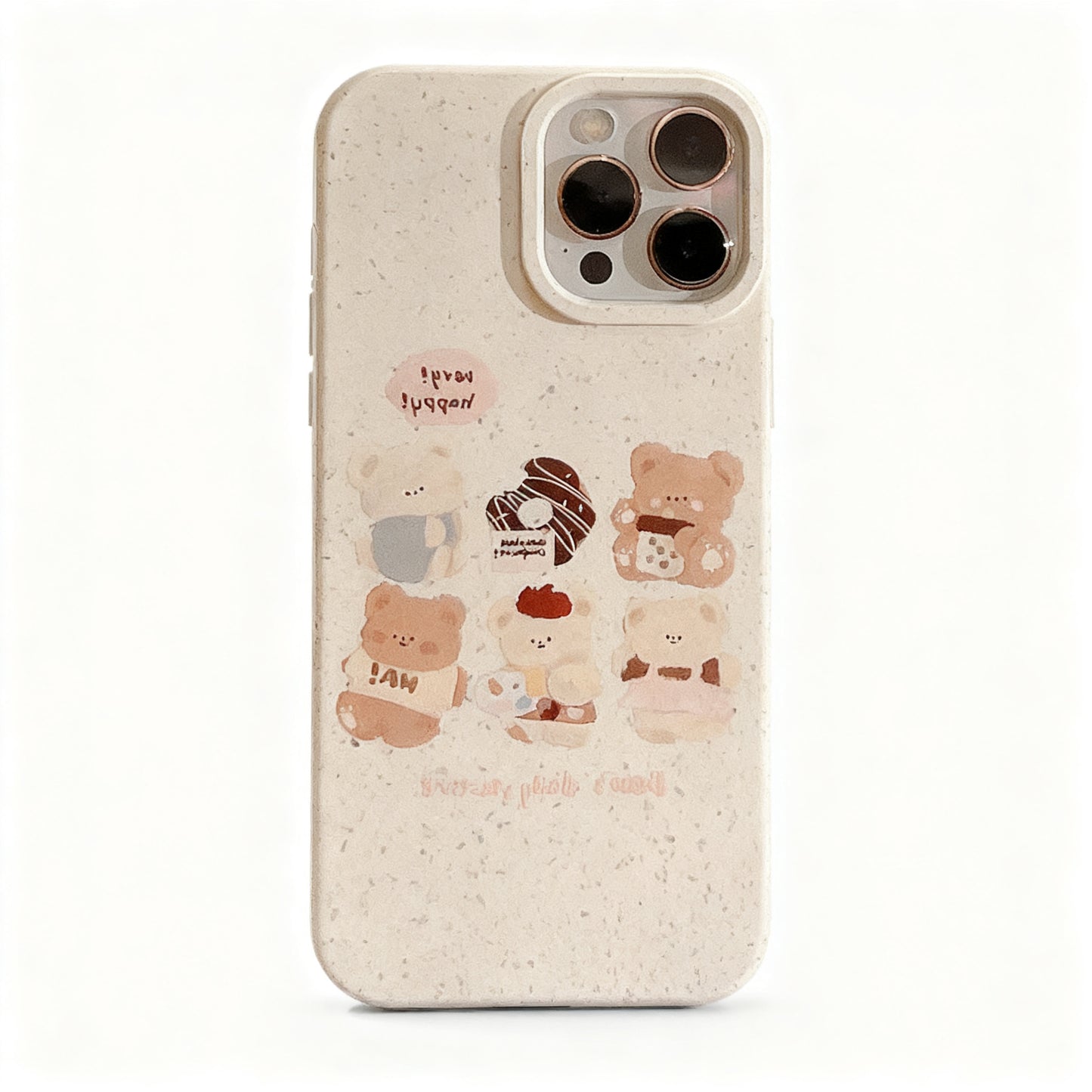 Cute Pink Floral Soft Phone Case for iPhone