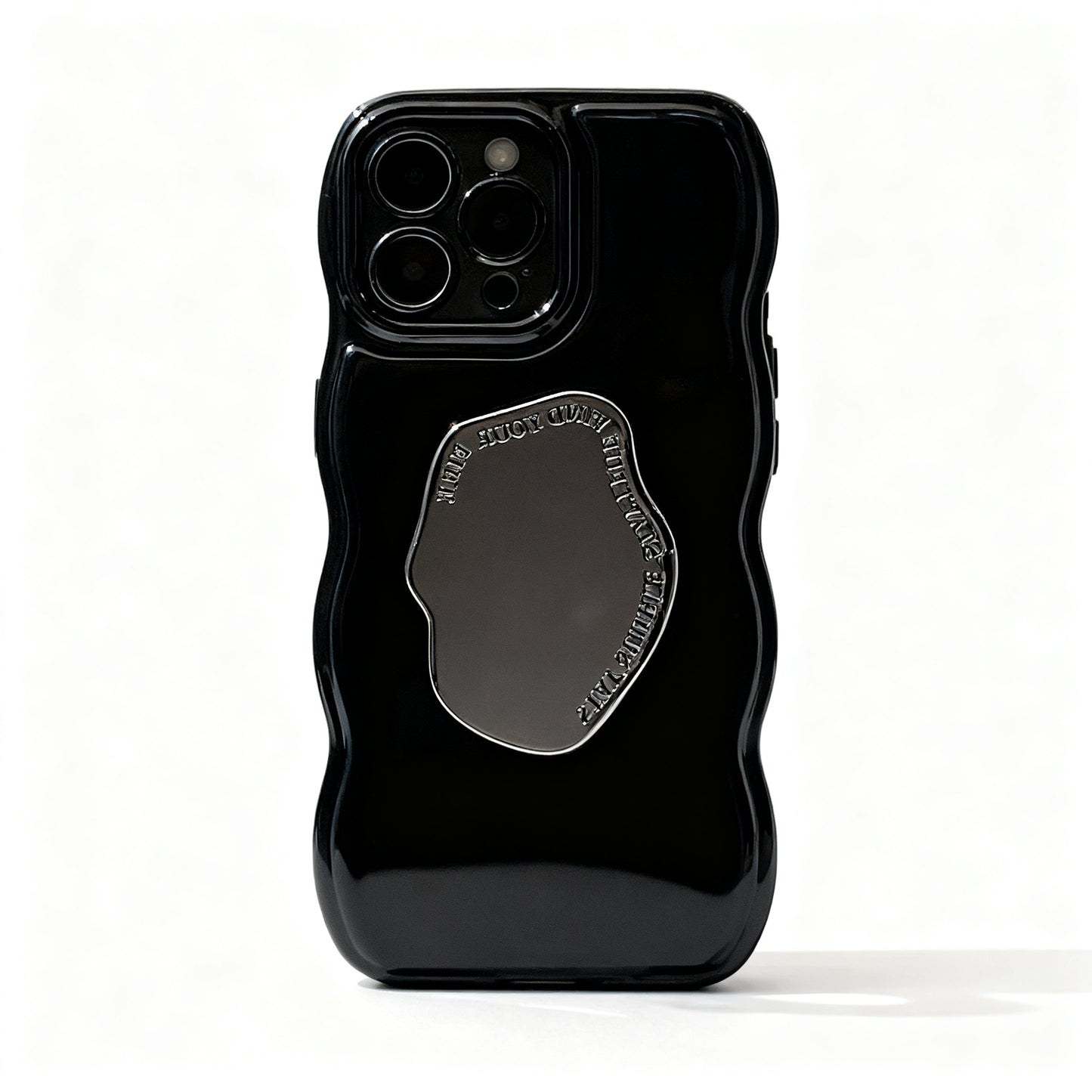 Elegant Gold-Plated Stand Phone Case for iPhone