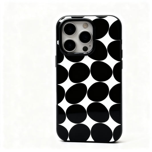 Glossy Circle Design Phone Case for iPhone