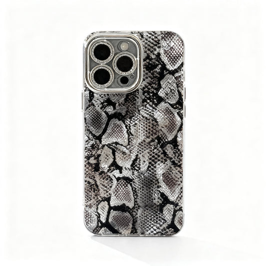 Elegant Python Print Soft Phone Case for iPhone