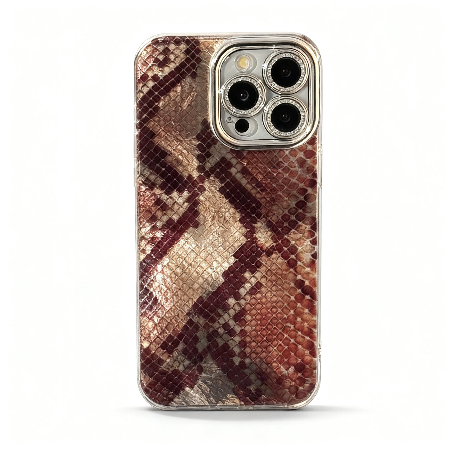 Elegant Python Print Soft Phone Case for iPhone