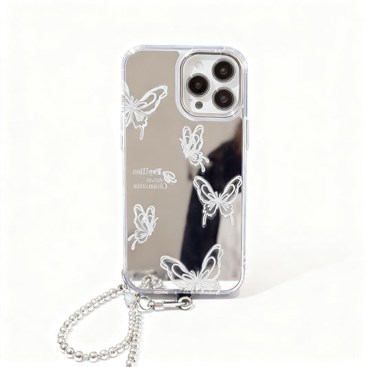 Elegant Butterfly Glossy Phone Case for iPhone