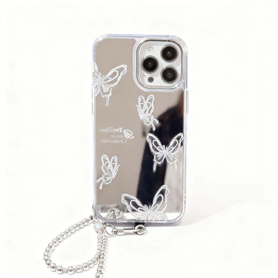 Elegant Butterfly Glossy Phone Case for iPhone