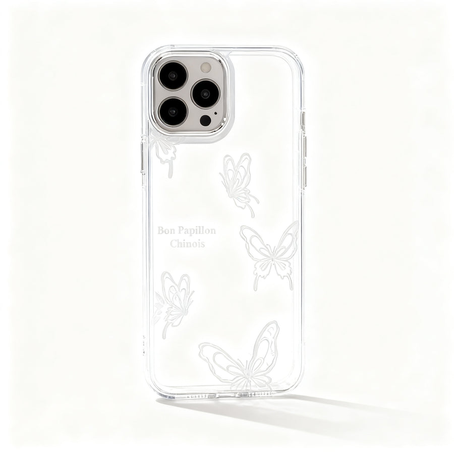 Elegant Butterfly Glossy Phone Case for iPhone