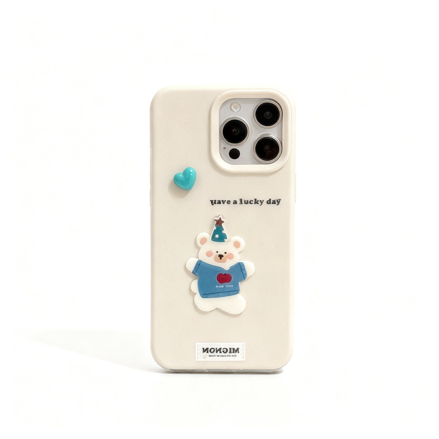 Cute Animal Heart Design Soft Phone Case for iPhone