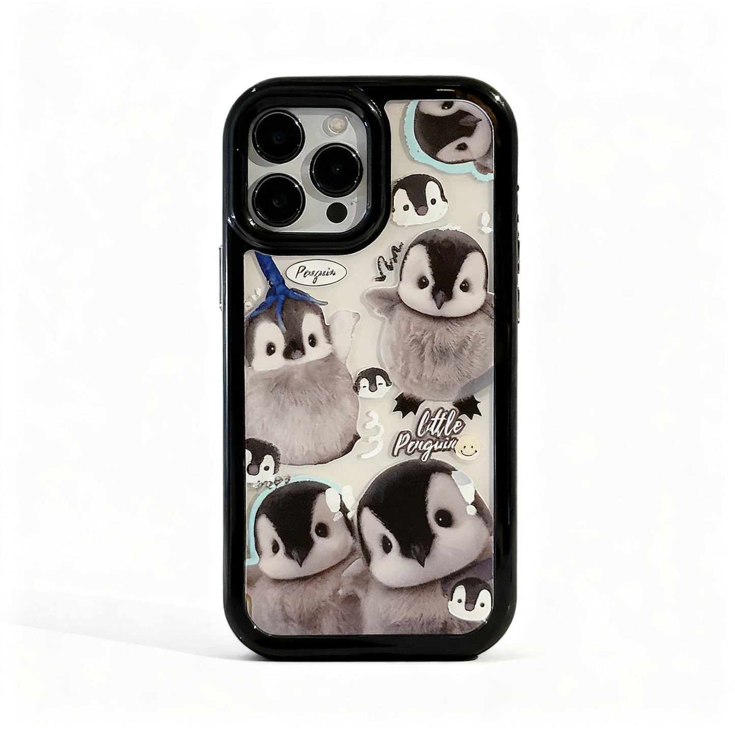 Cute Penguin Illustration Magnetic Phone Case for iPhone