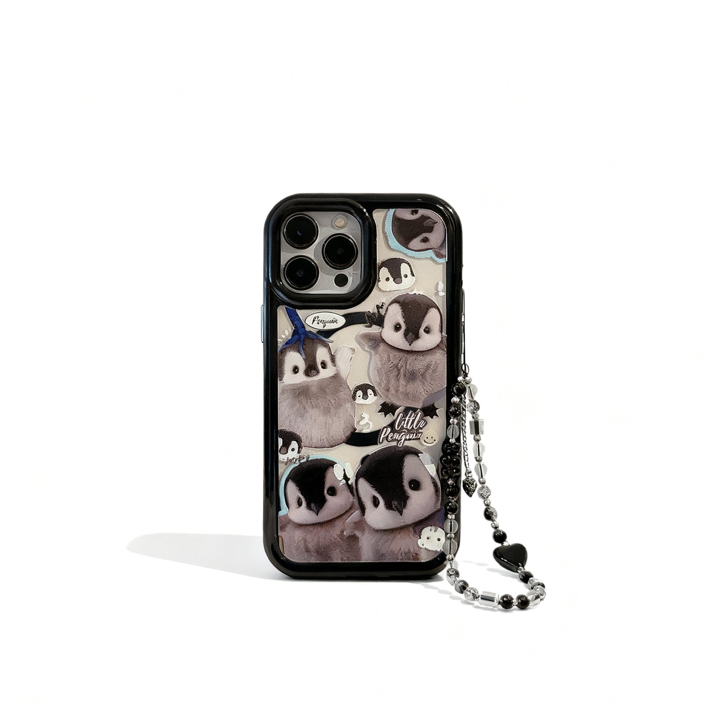 Cute Penguin Illustration Magnetic Phone Case for iPhone