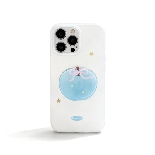 Blue Fruit Soft Phone Case for iPhone