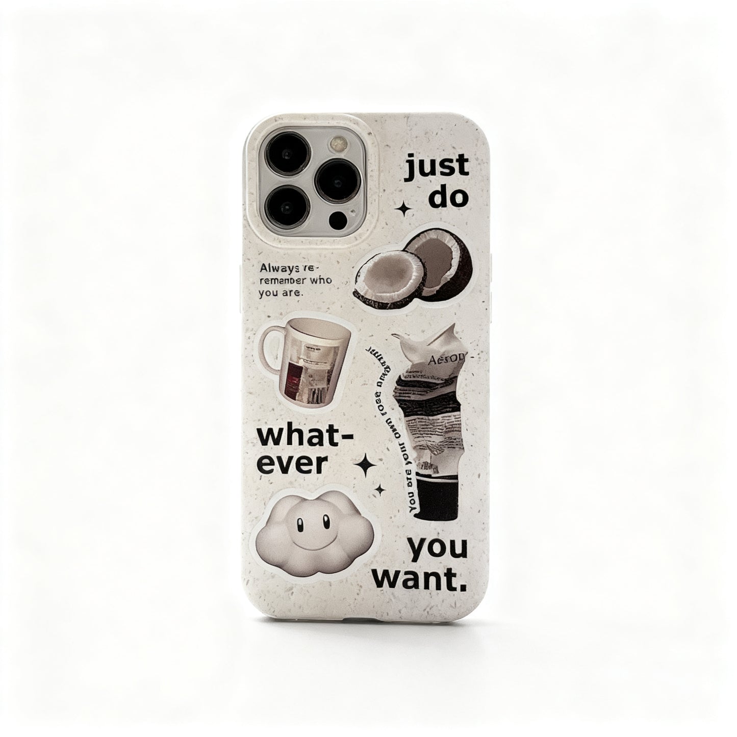 Vintage Wheat Straw Soft Phone Case for iPhone