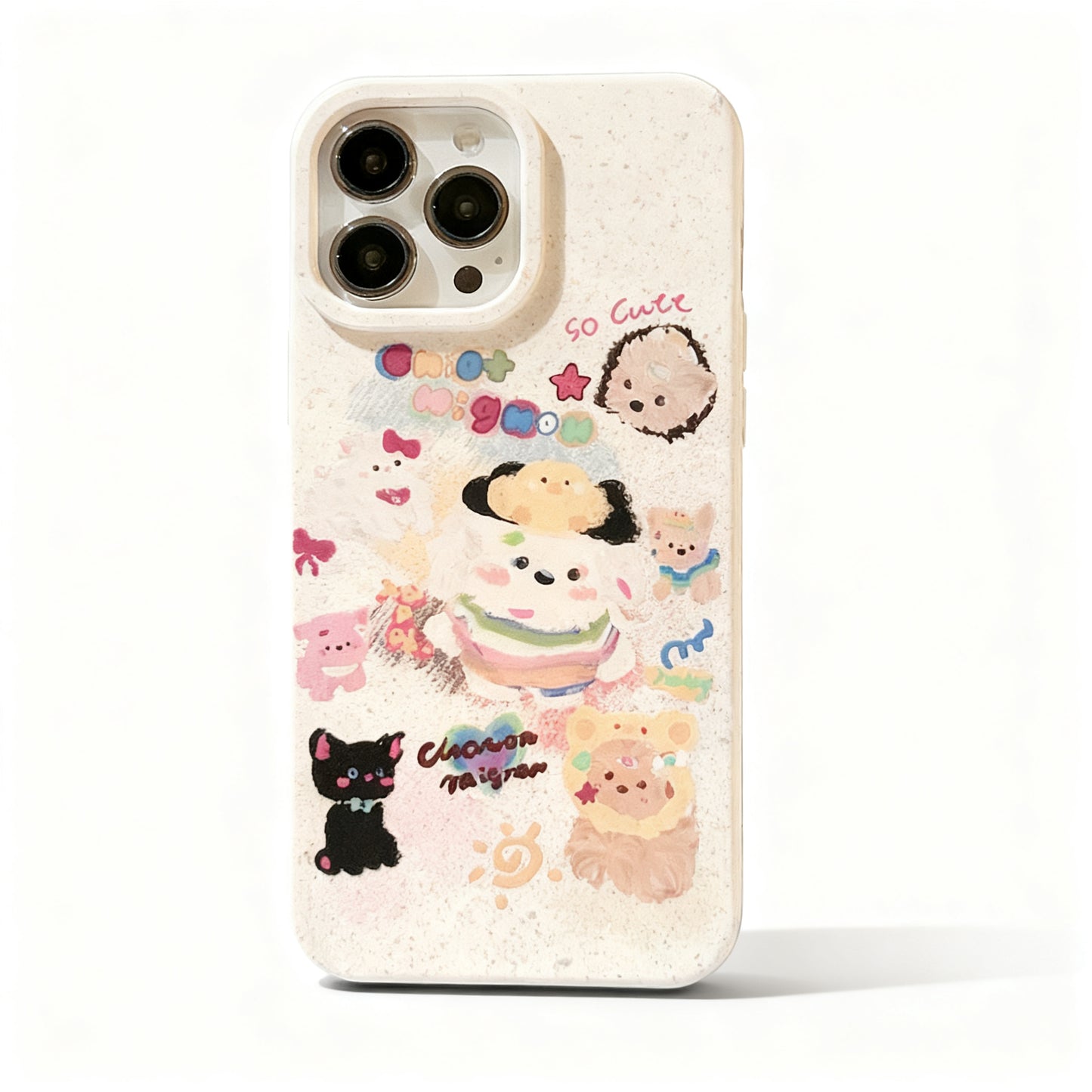 Vintage Wheat Straw Soft Phone Case for iPhone