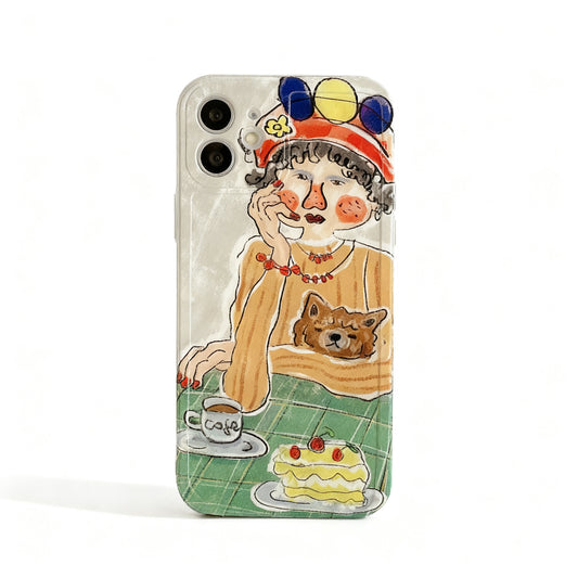 Artistic Abstract Design Soft Phone Case for iPhone