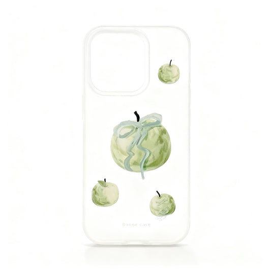 Fresh Green Apple Soft Phone Case for iPhone