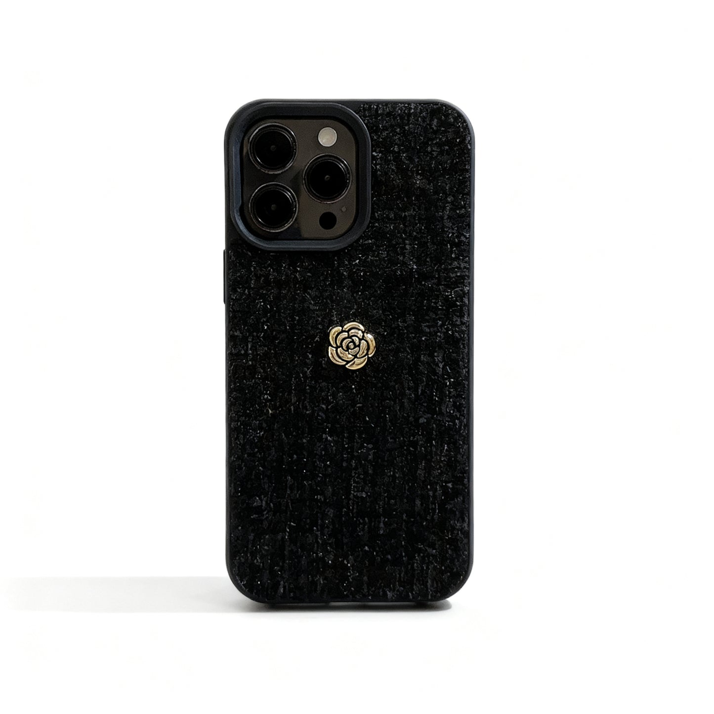 Korean Style Pink Camellia Phone Case for iPhone