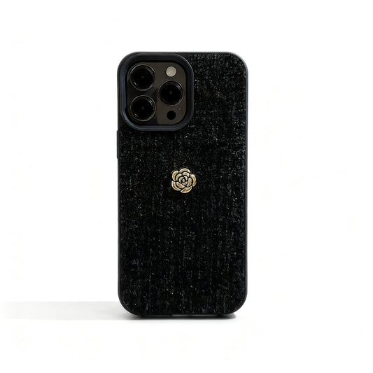Korean Style Pink Camellia Phone Case for iPhone
