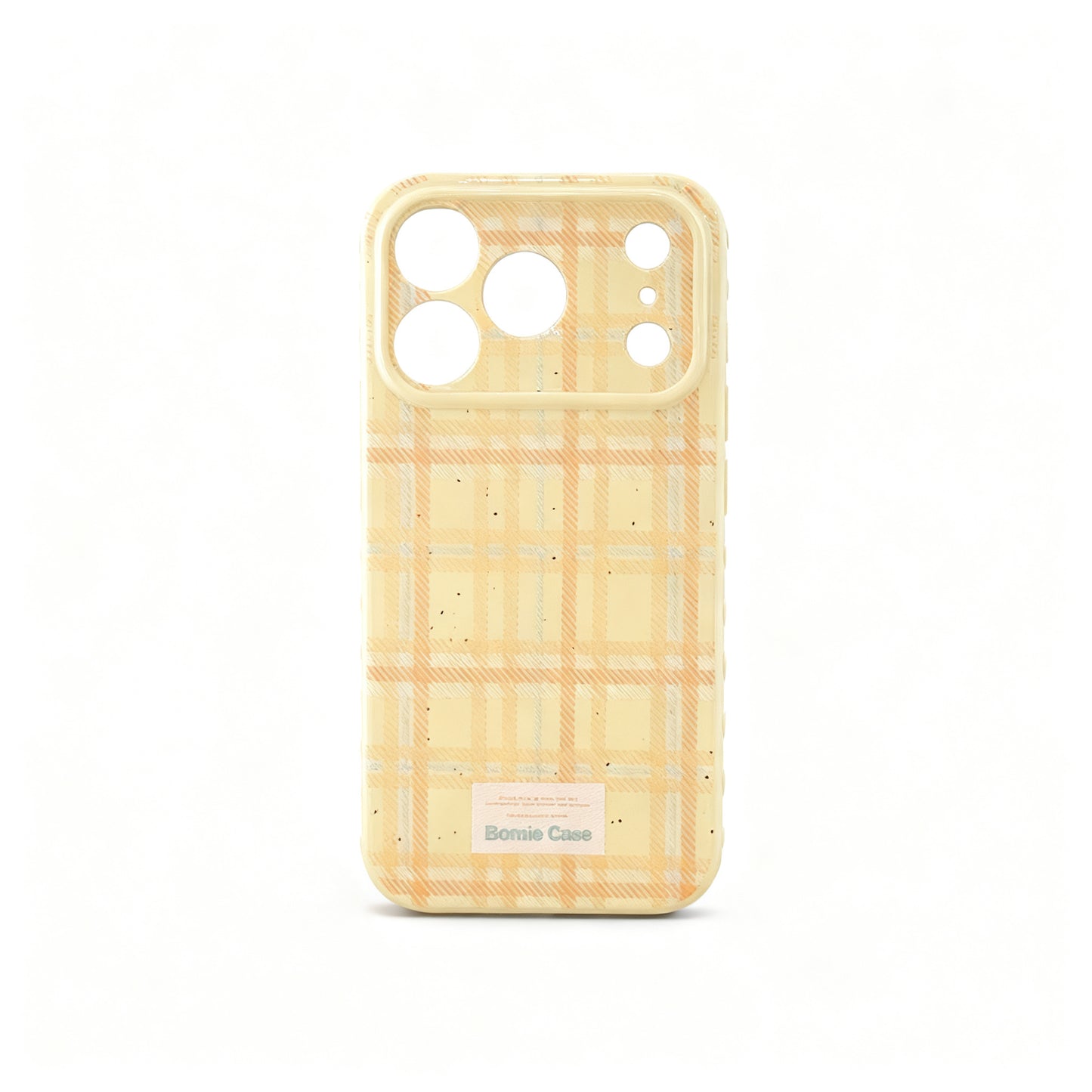 Korean Style Colorful Plaid Soft Phone Case for iPhone
