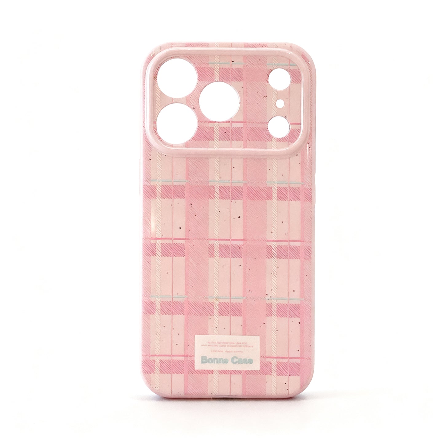 Korean Style Colorful Plaid Soft Phone Case for iPhone