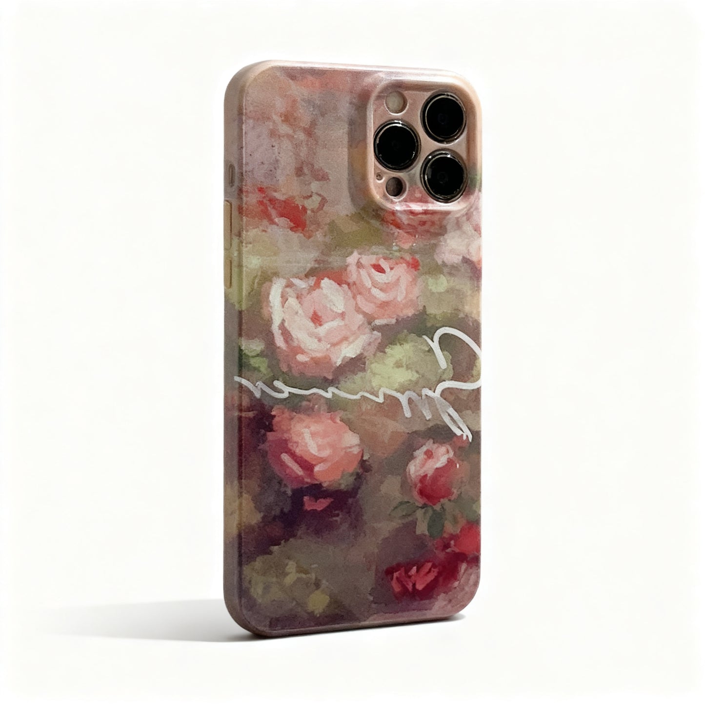 Vintage Floral Soft Phone Case for iPhone