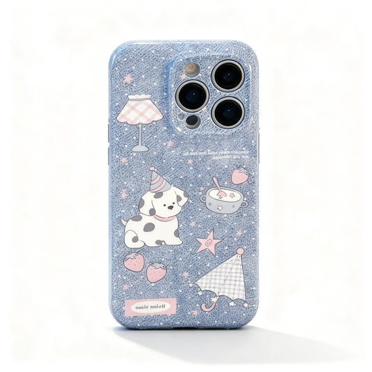 Cute Cartoon Dog Soft Phone Case for iPhone