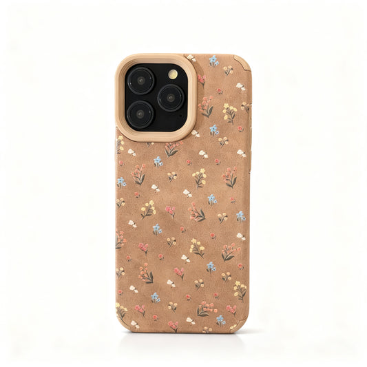 Vintage Floral Soft Phone Case for iPhone
