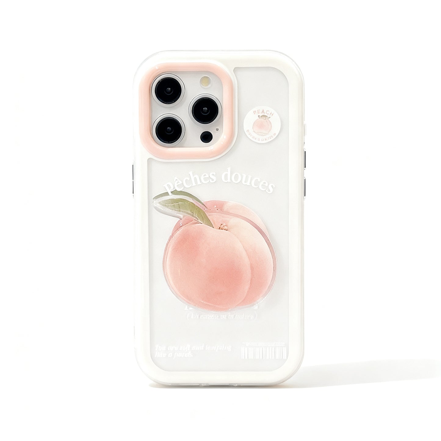 Pastel Pink Peach Magnetic Stand Phone Case for iPhone