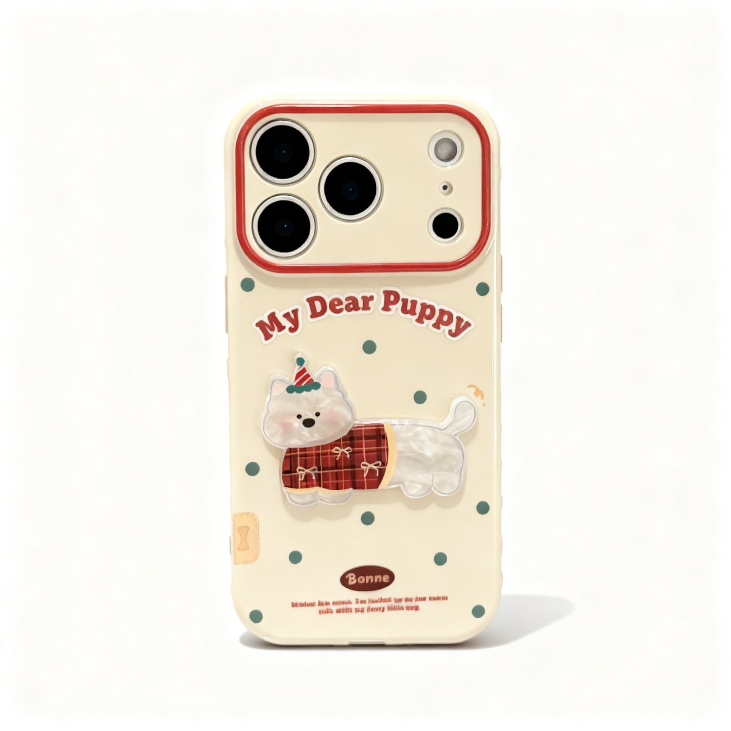 Cute Cartoon Dog Shell Pattern Soft Phone Case for iPhone