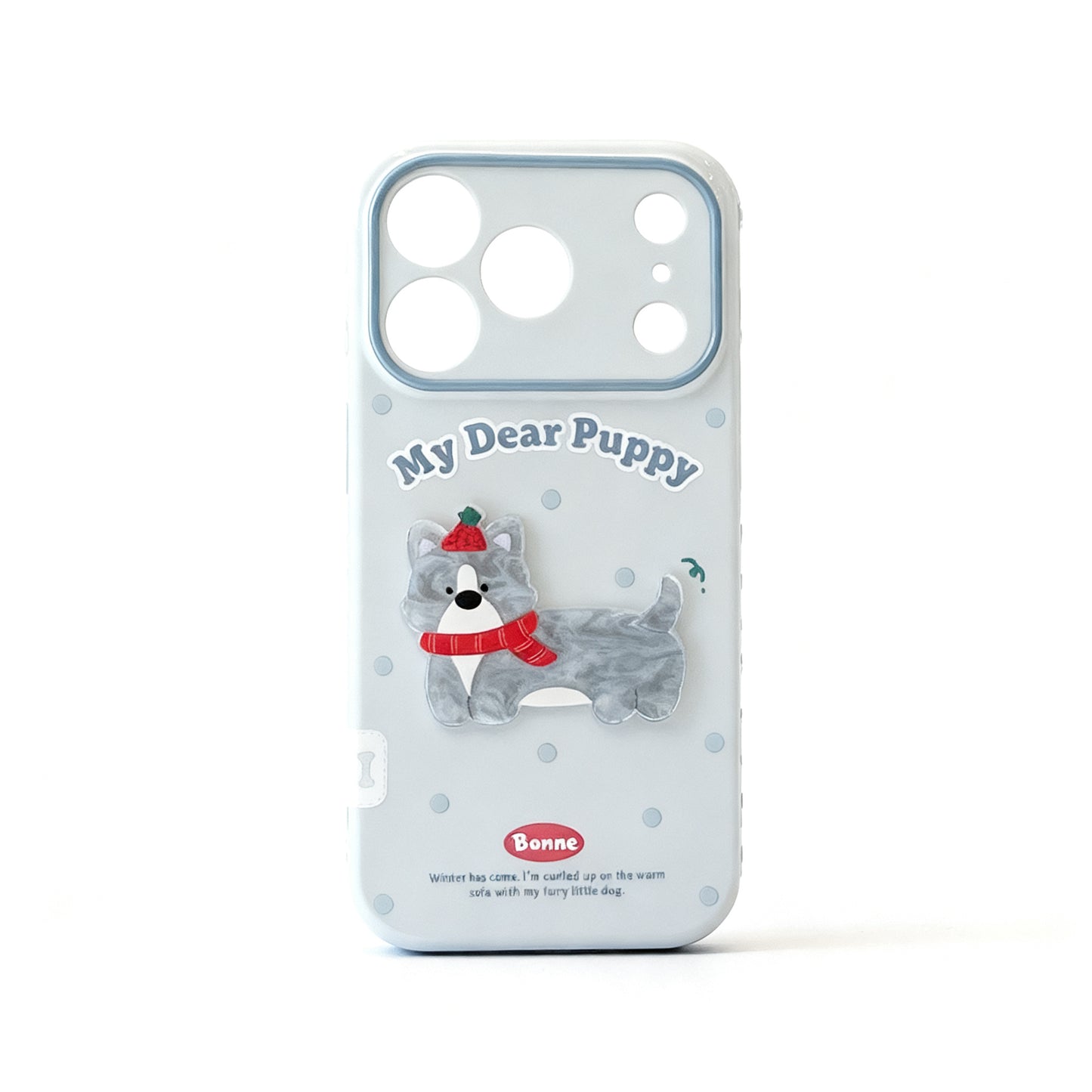 Cute Cartoon Dog Shell Pattern Soft Phone Case for iPhone
