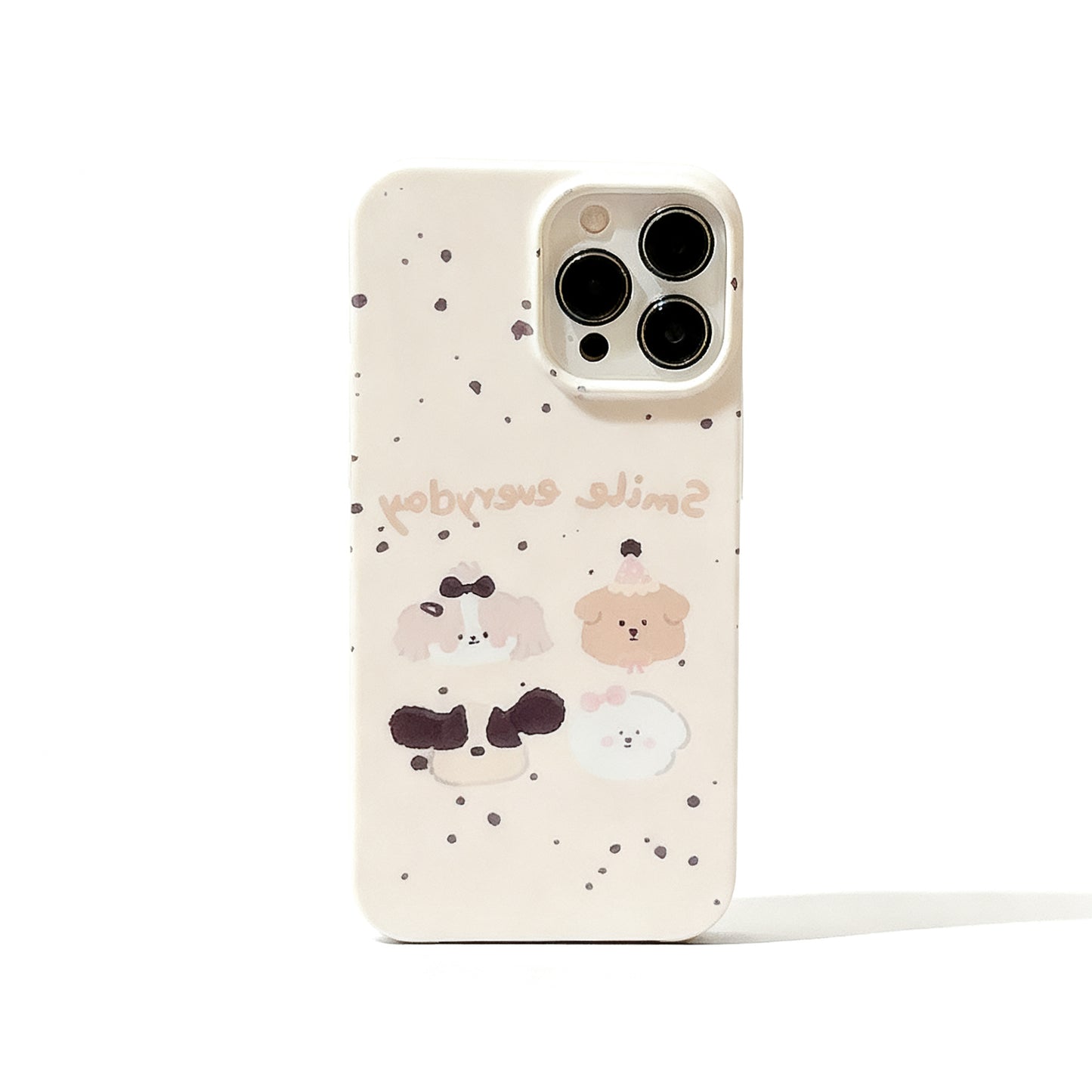 Cute Pink Cartoon Girl Soft Phone Case for iPhone