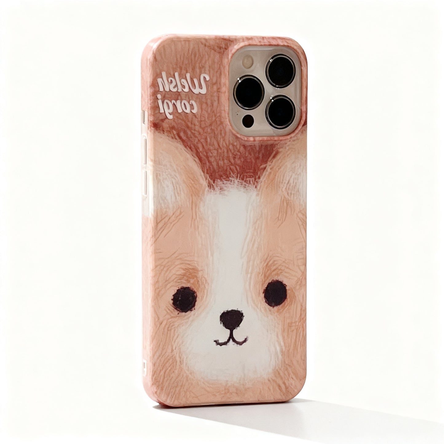 Cute Pink Cartoon Girl Soft Phone Case for iPhone