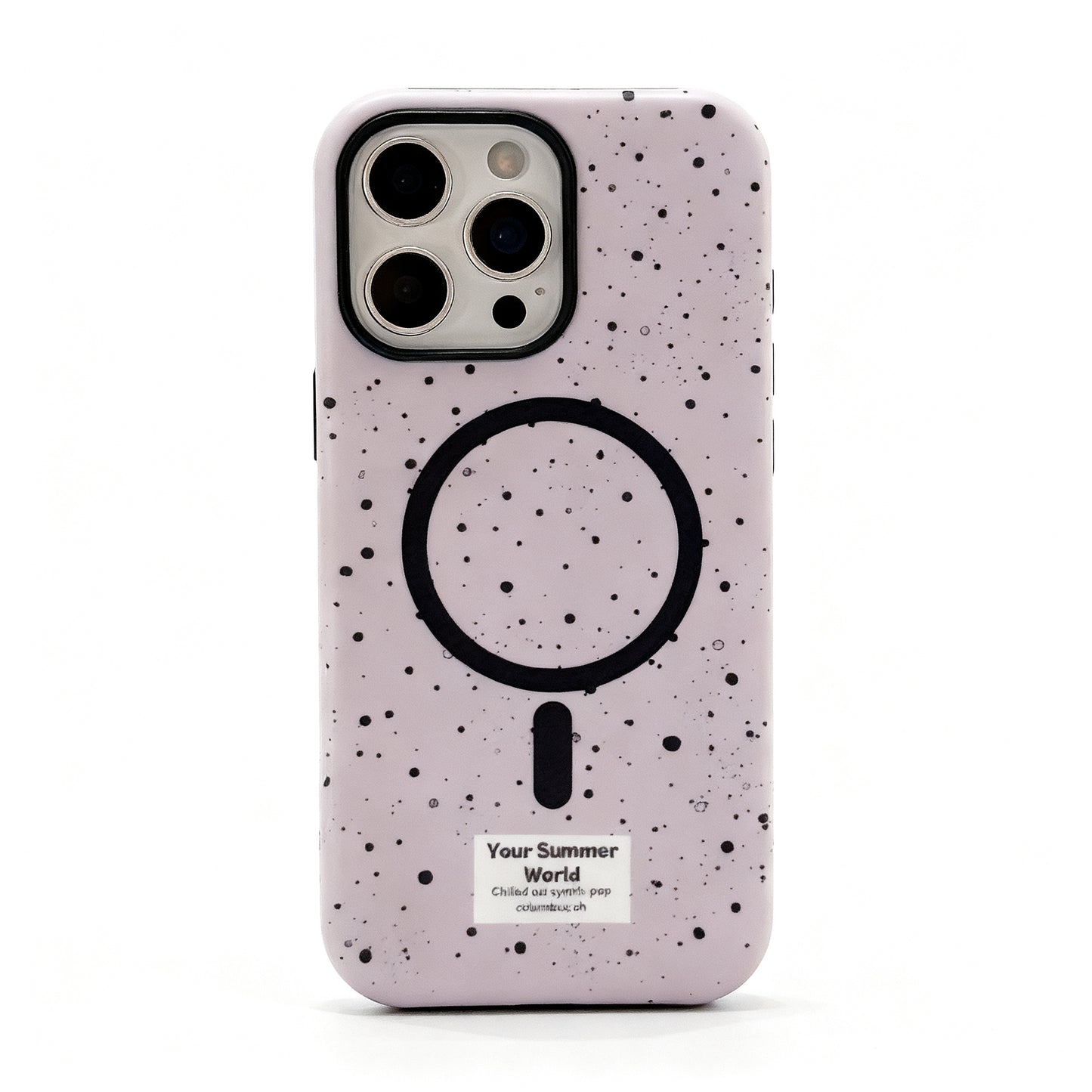 Korean Style Ink Splash Magnetic Stand Phone Case for iPhone