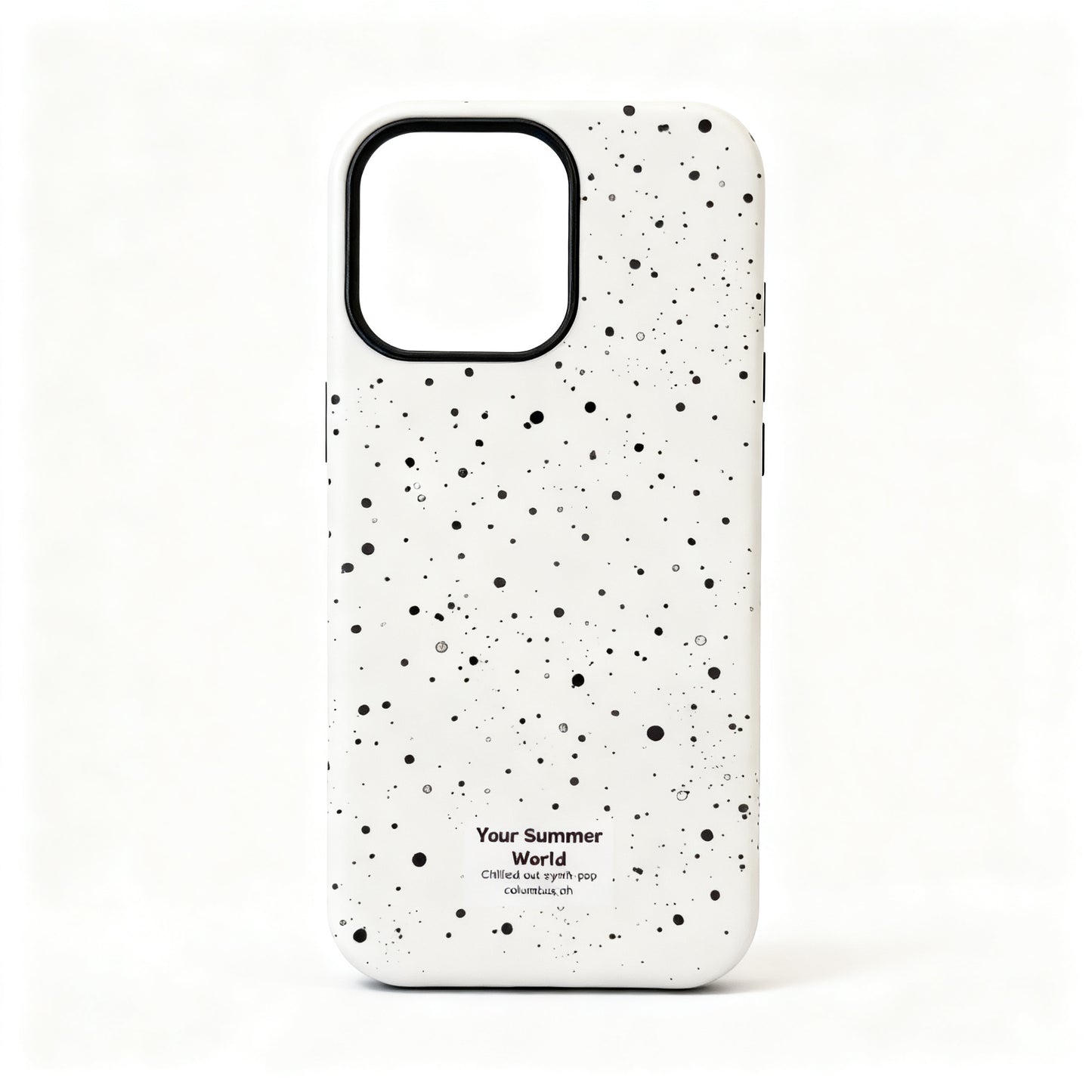 Korean Style Ink Splash Magnetic Stand Phone Case for iPhone