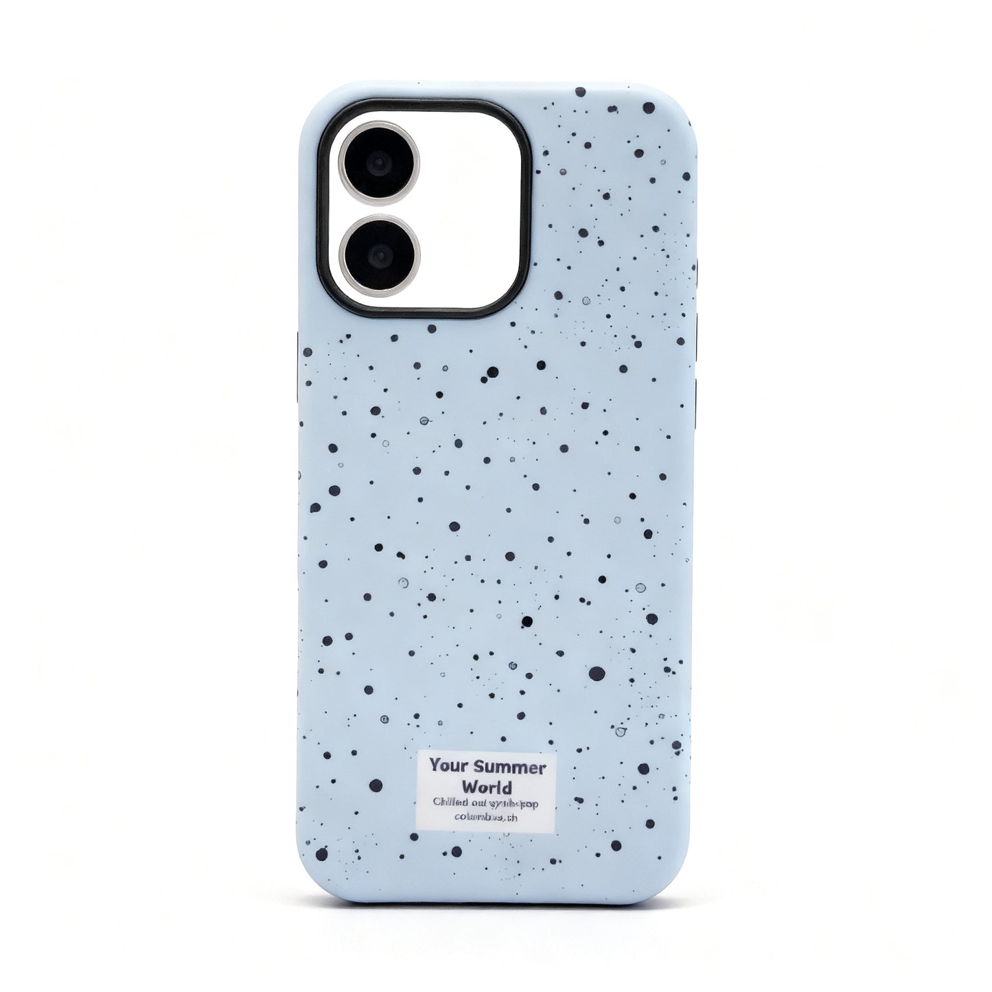 Korean Style Ink Splash Magnetic Stand Phone Case for iPhone