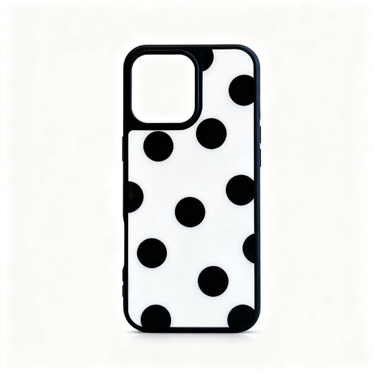 Minimalistic Dot Pattern Shockproof Phone Case for iPhone